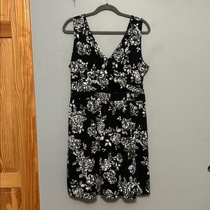 Maurices Monochrome Floral Dress